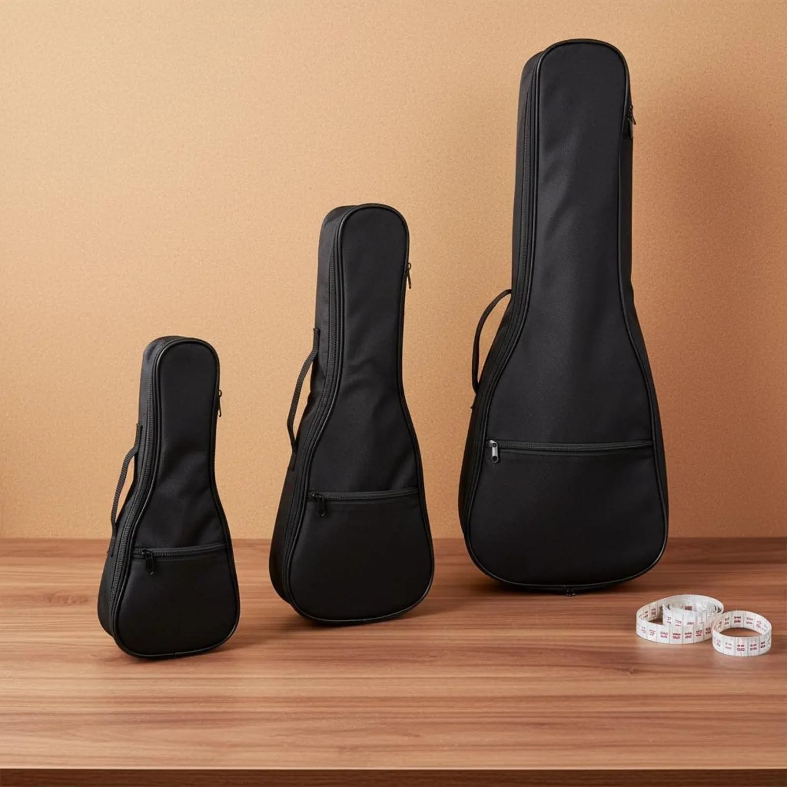 Borsa per Ukulele con Tracolla Regolabile, Custodia per Ukulele, Borsa per Trasporto Chitarra Piccola, Fodera Impermeabile Anti-graffio
