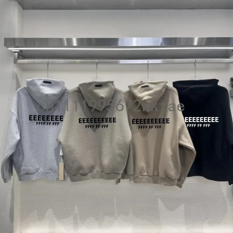 Complete with classic jogging for men, oversize, with hood, luxury design, hoodie with 3D silicone letters front and back, High Street style torque suit