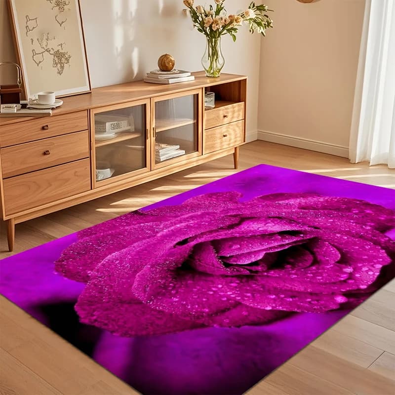 Abstract Ocean Wave Area Rug Black White Surfing Scenery Living Room Carpet Modern Art Bedroom Lounge Floor Mat