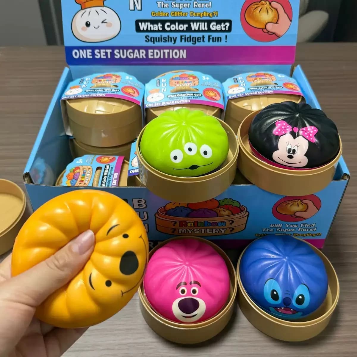 Giocattolo antistress a forma di panino, simulazione cibo, a lento ritorno, gadget per la de-stress, piccolo, portatile, da ufficio, blind box