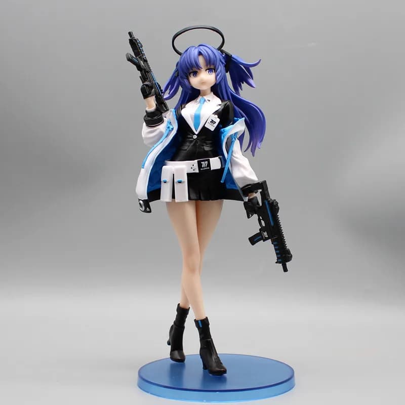 Statuette Anime 24cm Blue Archive Hayase Yuka, Modellino GK, Giocattoli da Collezione, Ornamento Carino, Decorazione da Scrivania, Regalo per Adulti