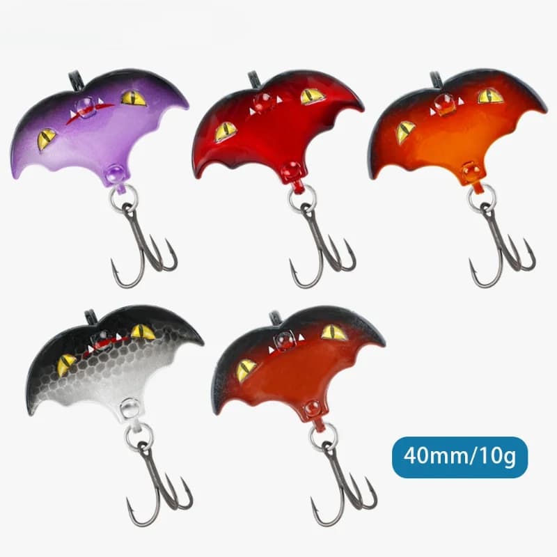 Richiamo Far Throw Bait Metallic Glitter VIB Piastra di ferro Esca di piombo Biomimetica Esca persico Esche da pesca Accessori per la pesca pesca