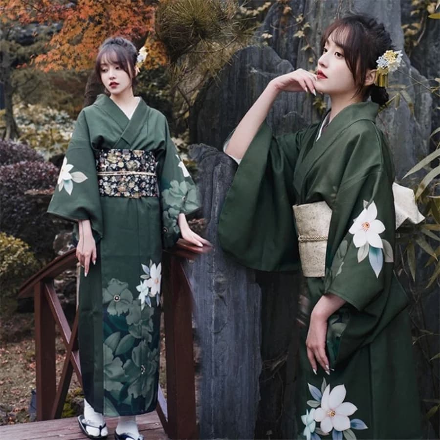 Kimono Cardigan Women's Dress Bathrobe Yukata Geisha Cosplay Clothing Performance Photo shoot Japan Traditional high quality