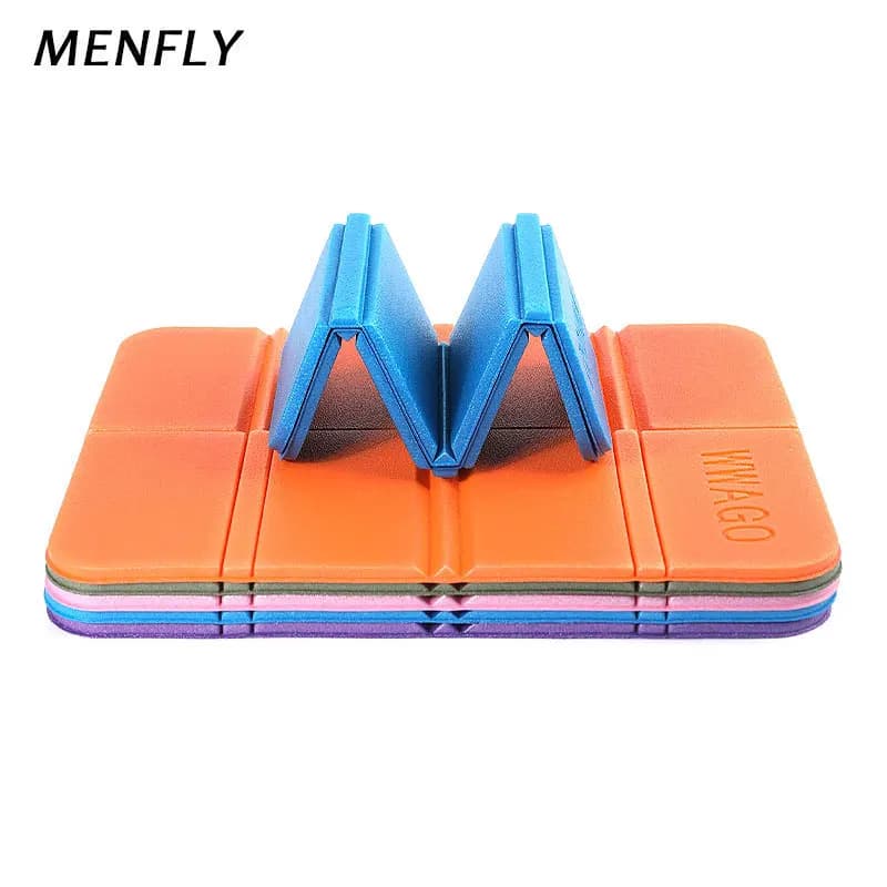 MENFLY Tappetino pieghevole Sedile turistico Impermeabile Piccolo cuscino da picnic WWAGO XPE Cuscino da campeggio portatile Spiaggia Anti-sporco Cuscino ultraleggero