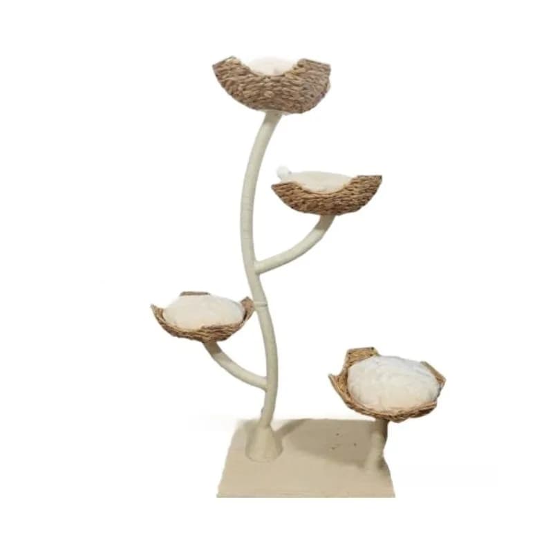 Cat Cross-border Tree Trunk Shape Nest Integrated Scratch Column Tree Pet Villa Jumping Platform Floor Large