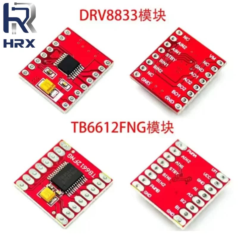 Dual Motor-Driver 1A TB6612FNG DRV8833 for Arduino Microcontroller Better than L298N
