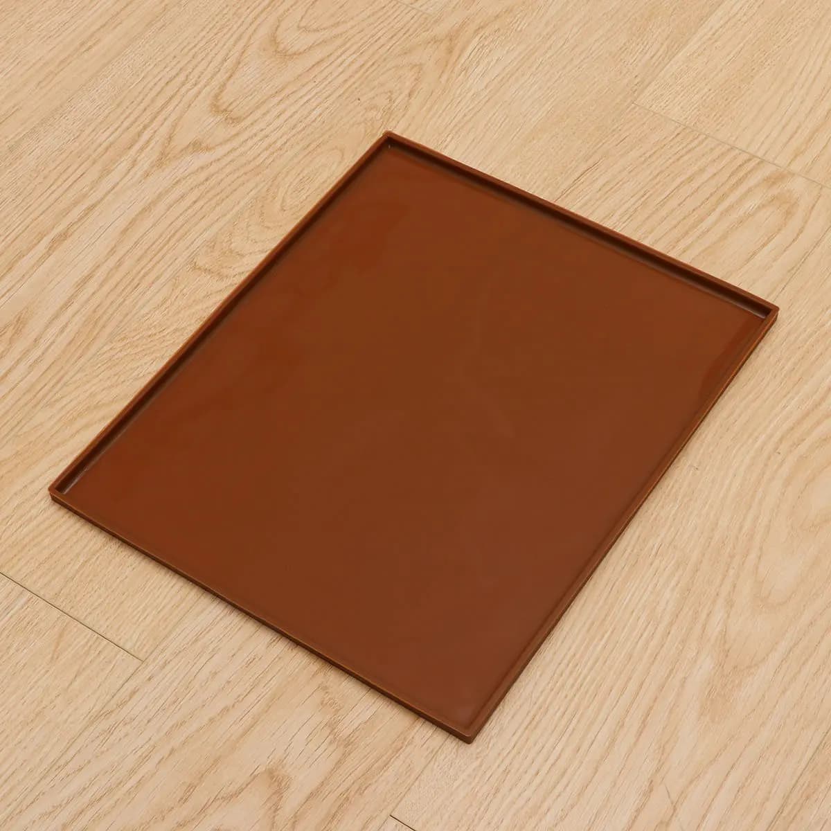 Tappetino in Silicone per Cibo per Animali Domestici Verde Impermeabile Antiscivolo per Cani e Gatti, Facile da Pulire, Resistente al Calore, Protezione per Pavimento