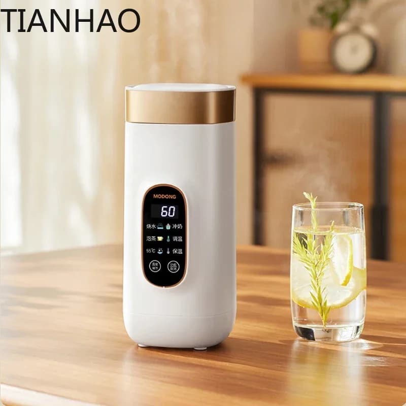 Electric Kettle 550ml Smart Heating Cup Multifunction Boiled Water Pot Teapot Adjustable Temperature Kettles for Travel