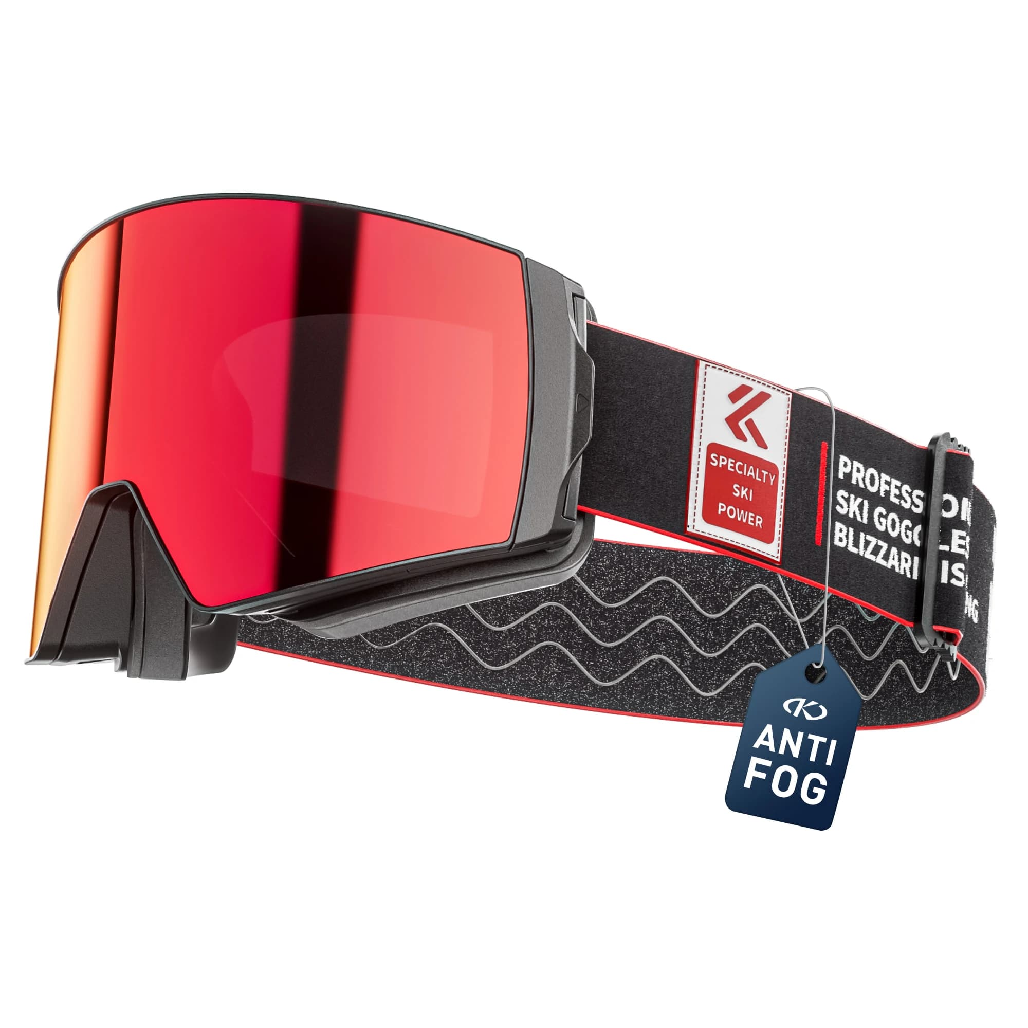 KAPVOE Occhiali da sci Colore fotocromatici Antiappannamento Protezione UV400 Lenti magnetiche Casco OTG compatibile per uomo donna