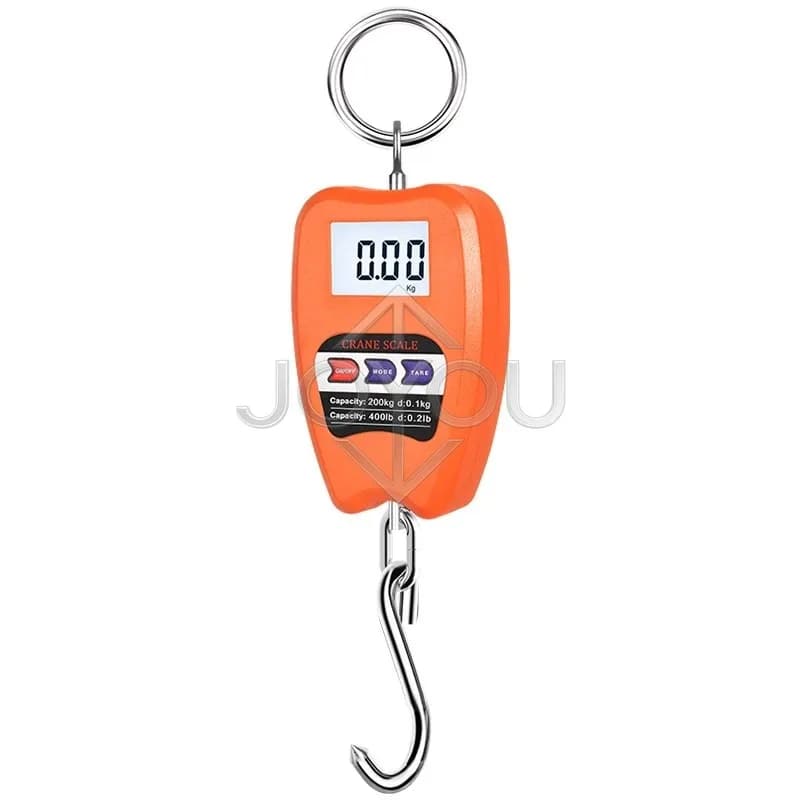 Bilancia Elettronica per Bagagli ad Alta Precisione 200KG, Display LCD Multifunzionale, Strumento di Pesatura Portatile con Gancio, Compatto e Affidabile