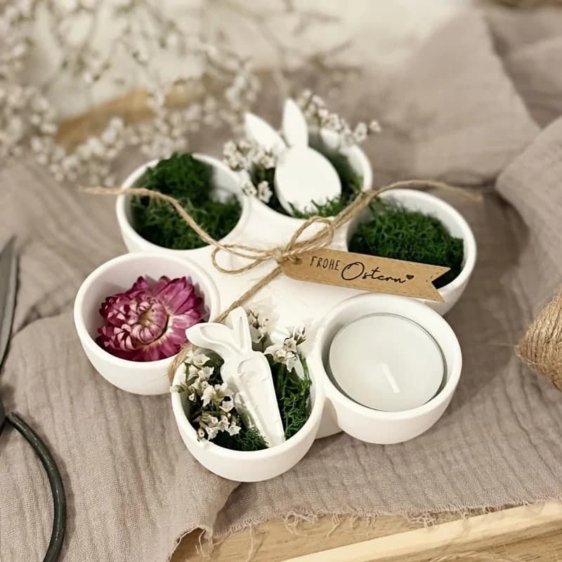 Resin silicone mold, six-connected circular groove integrated vase mold. Drop-gel tabletop decoration mold, DIY mold.
