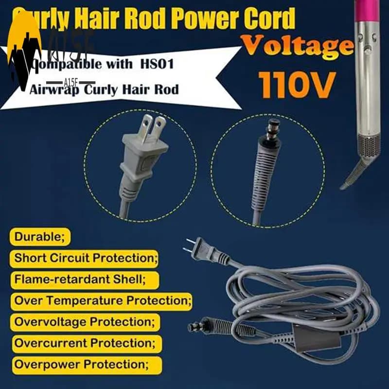 A15F-Cable for Iron Harnesses Spare Parts for Dyson HS01/HS05 Airwrap Hair Styler Hair Auction Supply Cable Charging Cable CA