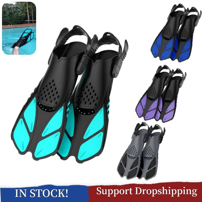 Professional Snorkeling Foot Immersion Pins Adult Swimming Pins Adjustable Swimming Equipment Water Sports Baby Adult