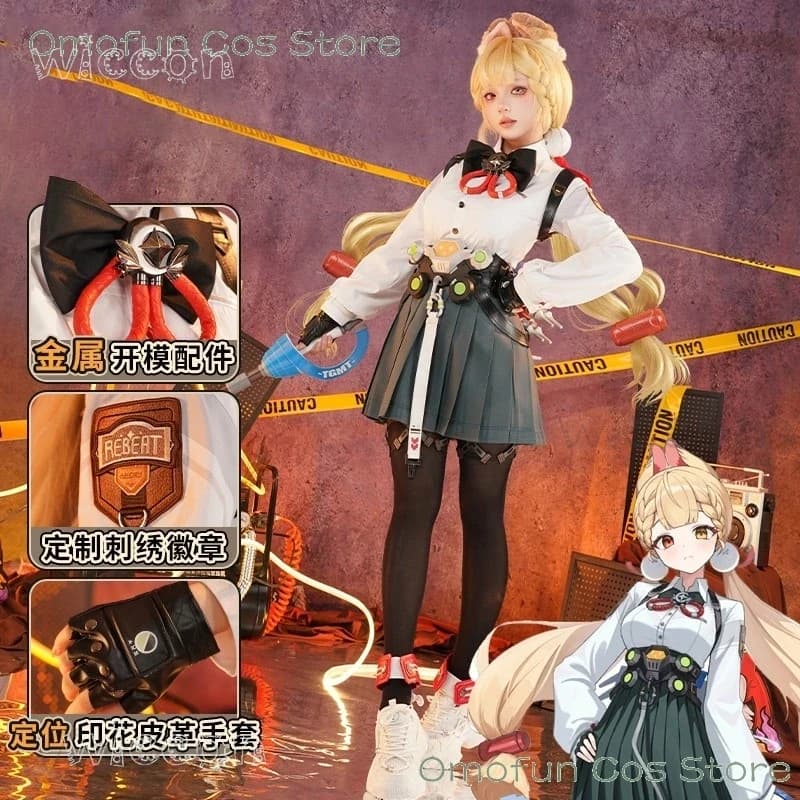 ABC123Alice Thymefield Zenless Zone Zero Game Anime Cosplay Costume Shoes Clothes Women Adults Roleplay Outfit3;b,6/k'5;