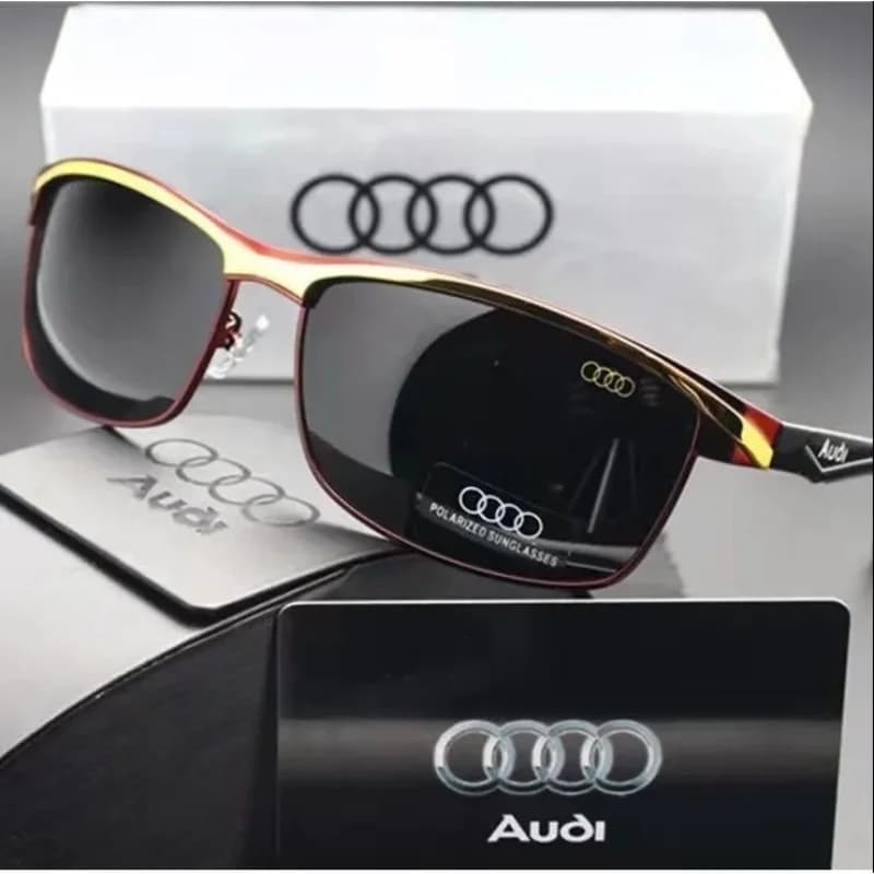 2025 Nuovi occhiali da sole Audi alla moda per uomo e donna Occhiali da sole polarizzati ad alta definizione UV400 per occhiali da ciclismo e da guida