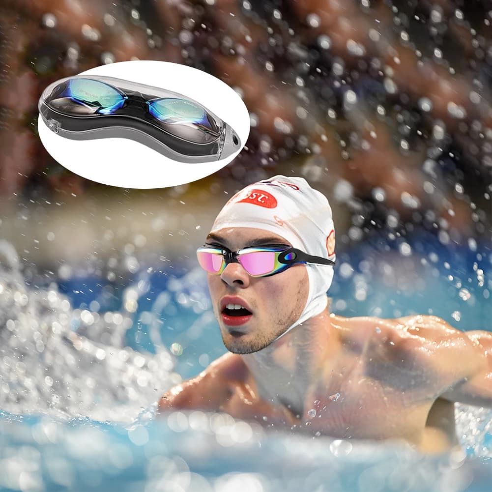 Adult Swimwear Swimwear Sweatshirts Waterproof UV Protection Swimwear Sports swimming glasses for swimmers