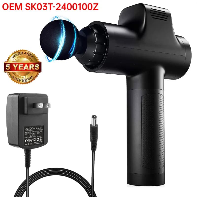 AC DC Power Adapter for Massage Gun Charger 24 V ~ 25,2 V for Deep Muscle 24 V