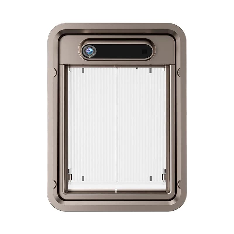 Smart pet door AI identification with camera app to control dog door cat hole entry and exit Small and medium sized