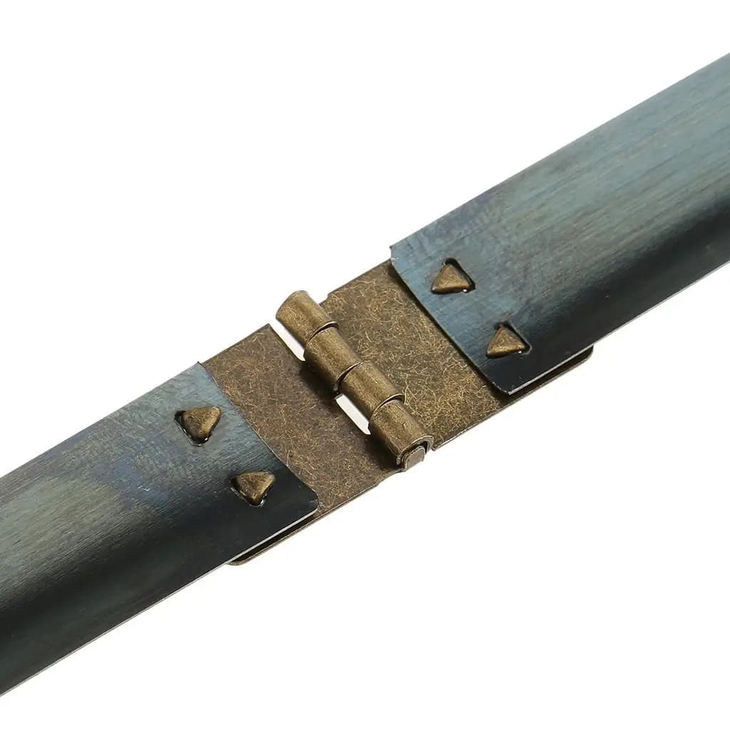 Kit Maniglia Chiusura a Scatto in Metallo per Borsa, 12x1.4cm, Bronzo, per Cucito Fai da Te