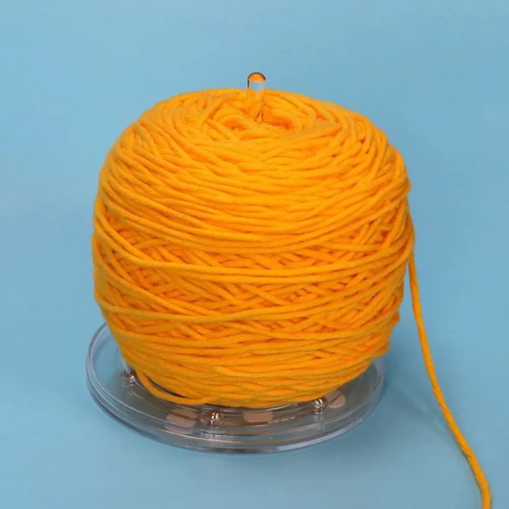 Plastic Yarn Axis Frame Detachable Rotatable Yarn Holder Portable Anti-tangle Crochet Accessory Home Knitting