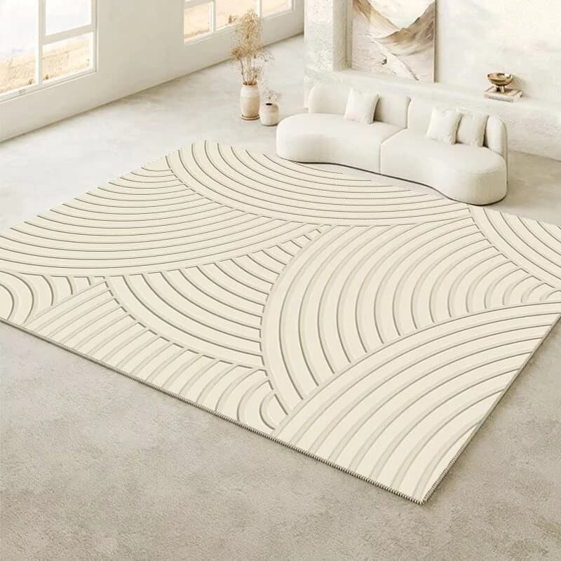 Simple Light Luxury Carpet Home Decorate Living Room Bedroom bedside Rugs Balcony non-slip customizable study Floor Mat washable