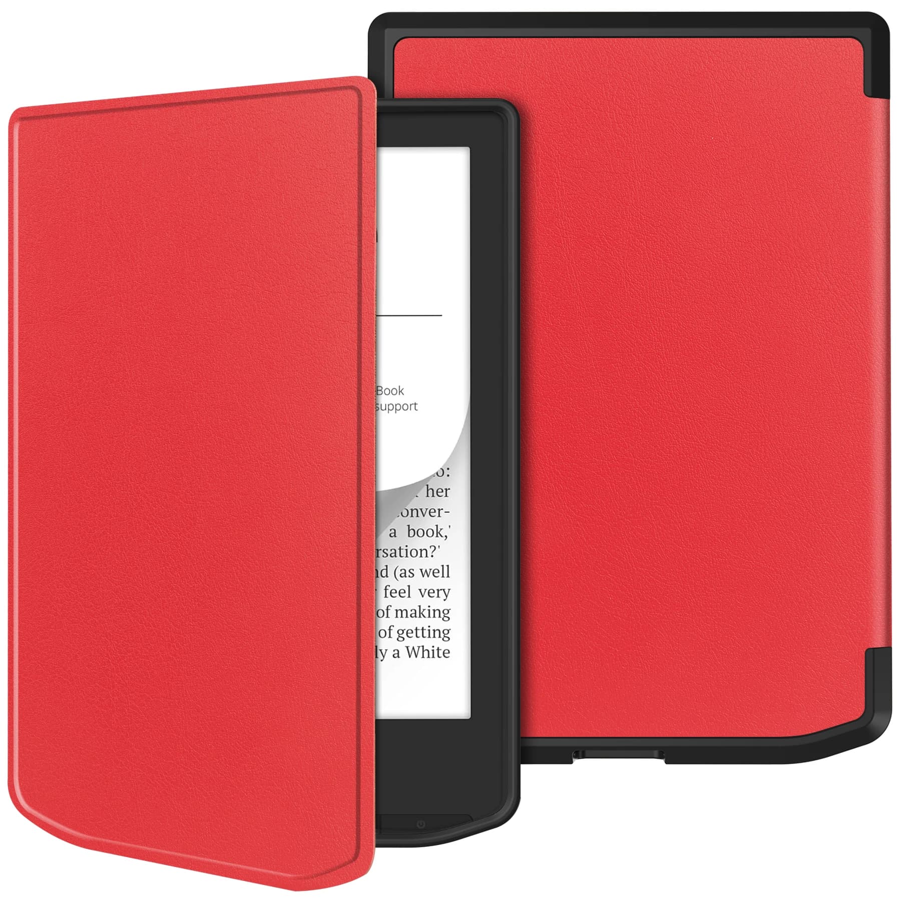 Custodia per tablet per Pocket Book Verse PB629/Pro PB634/ Lite Voltage Caster TPU con funzione di sveglia automatica