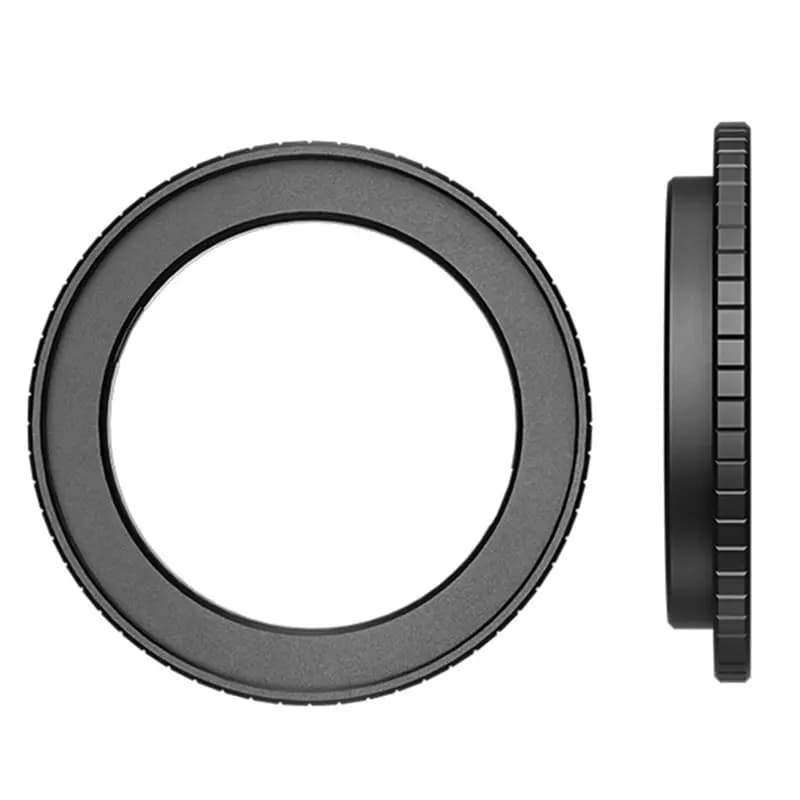 )IMPERDIBILE) 49 mm lens filter adapter ring (2 pieces) for DJI Action 6 camera support