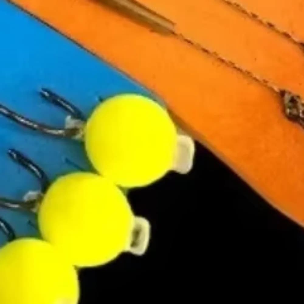 5 pezzi Flip/Iseni amo da pesca per capelli, attrezzatura da pesca, amo da pesca alla carpa, taglia 2 # -12 # Esca da pesca per carpa pronta