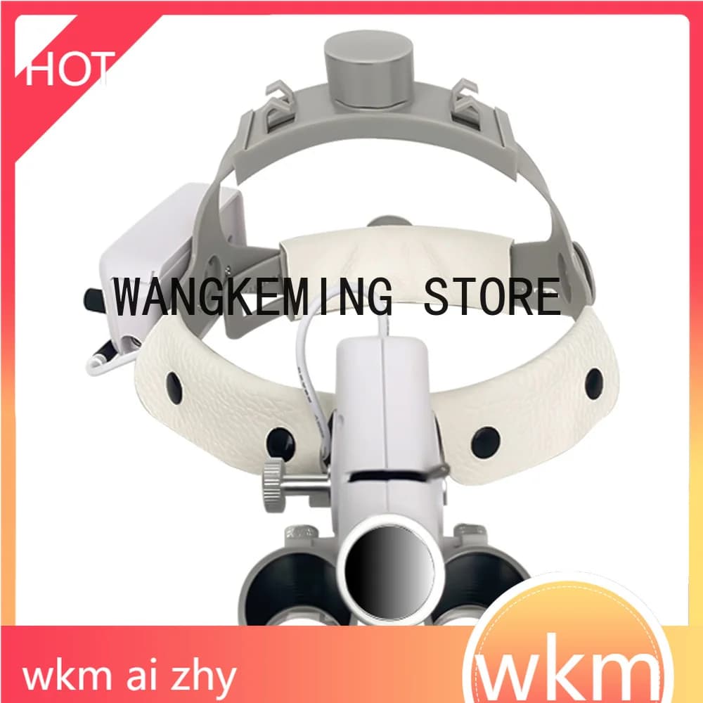 den tal Loupe 2.5 3.5x 420mm Distanza di lavoro Lab Ingrandimento medico Casco binoculare Lente d'ingrandimento montata sulla testa Chirurgia Chirurgica