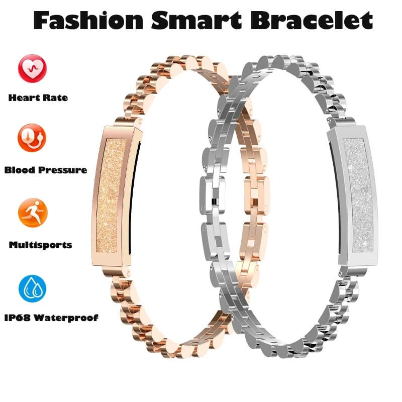 2025 Nuovo Smart Watch Pedometro Salute Braccialetto intelligente Donna Uomo Sport Fitness Braccialetti impermeabili per il monitoraggio della frequenza cardiaca del sonno