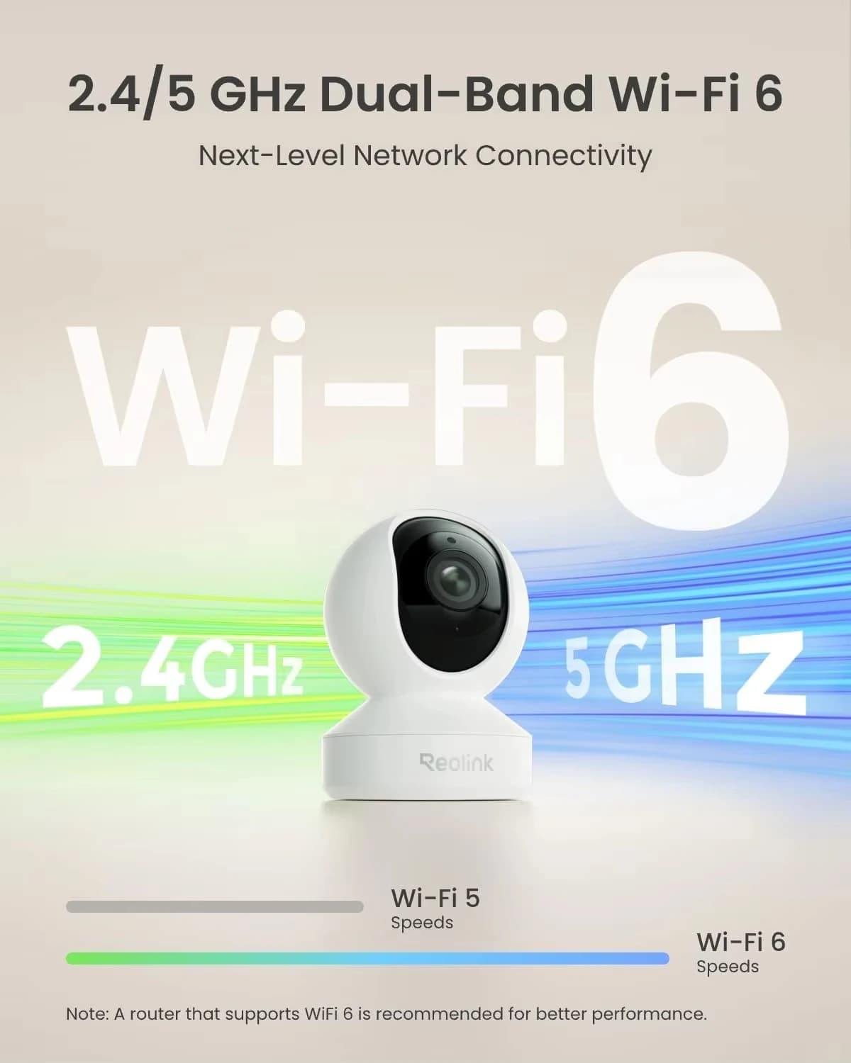 Telecamera di Sicurezza Interna REOLINK 4K 8MP PTZ con Rilevamento Intelligente di Persone/Animali/A Pianto, Monitor per Bambini con Auto-Tracking, Wi-Fi 6 Dual-Band