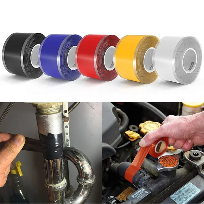 Silicone Patch gasket repair tapes for pipes Mutilcolor bathroom kitchen garden faucet water pipe repair tapes autophonant tapes Hardware