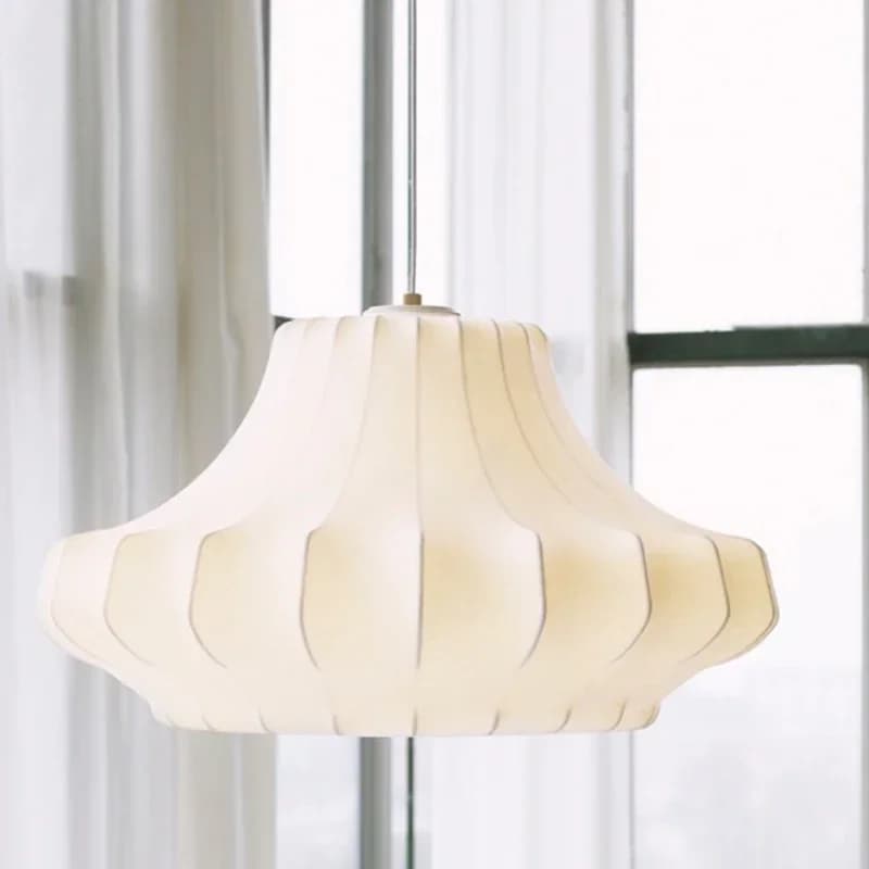 Lampada in stoffa nordica Semplicità Lampada a sospensione a LED per soggiorno Tavoli da ristorante Cucina Lampada da camera da letto Decorazioni per la casa