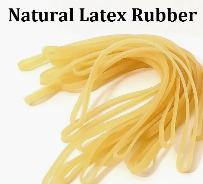 Elastici per pattumiera in silicone beige da 20 cm di lunghezza e larghezza 5 mm, anche buoni per l'imballaggio di pacchetti