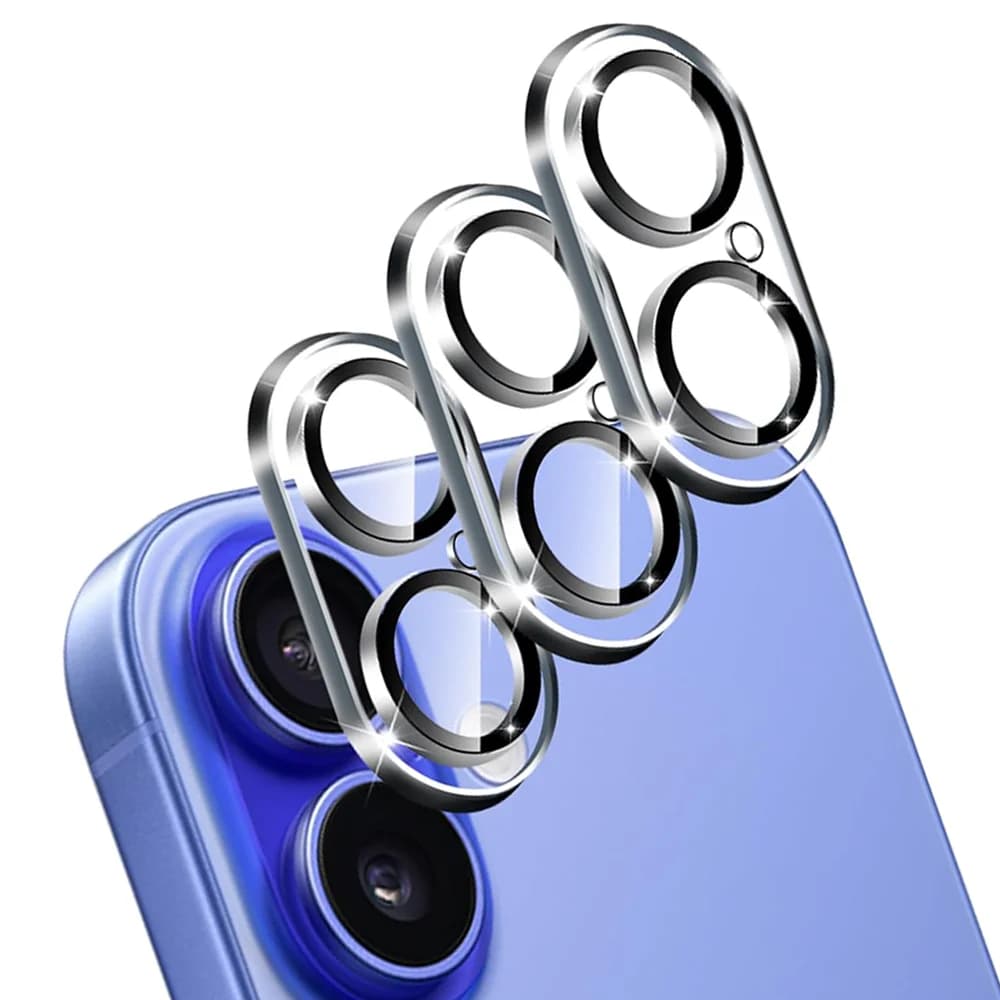 3 Pezzi Pellicola Protettiva in Vetro Temperato per Fotocamera iPhone 17 2025 16 Plus 16Plus iPhone17 iPhone16 Accessori Protezione Telefono