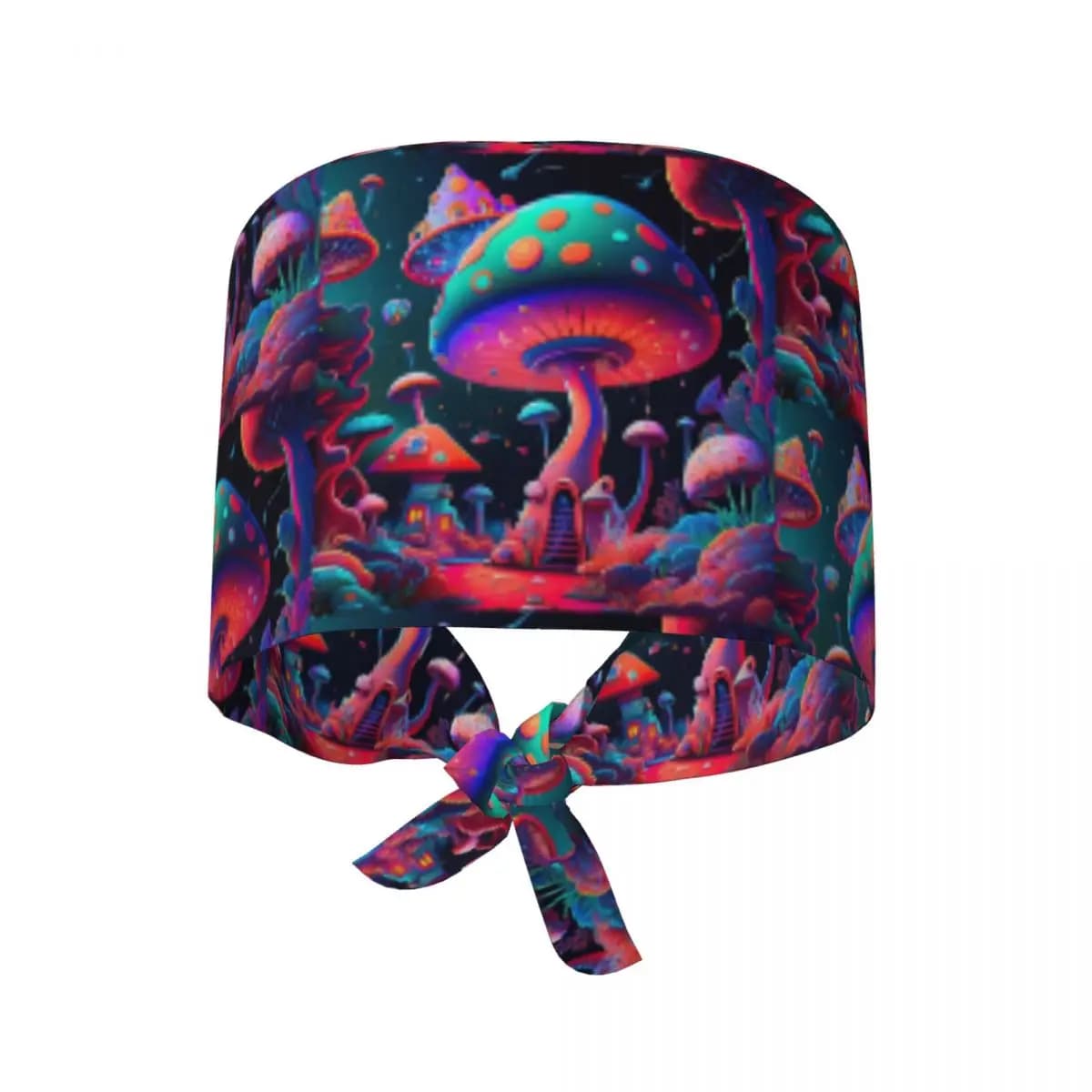 Psychedelic fungus - A trip trippy in the hat scrub unknown Medical surgical cap Nursing Hats for dentist