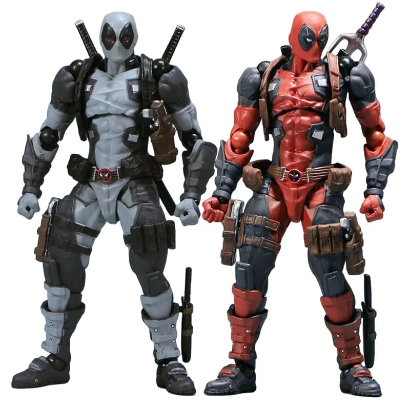 INCREDIBILE YAMAGUCHI Deadpool 2.0 Grigio Action Figure Mutants Joint Mobile KAIYODO Wade SHF Modello Film Giocattoli per I Bambini Regalo