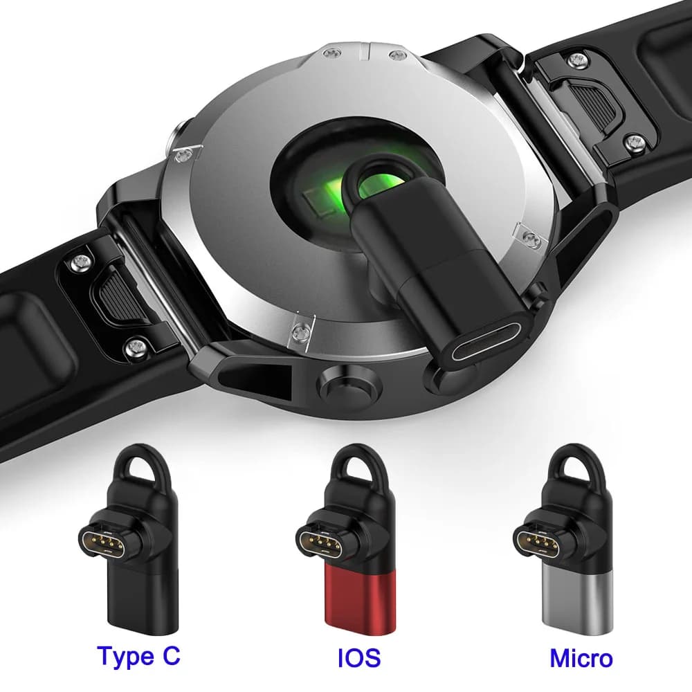 Mini adattatore per caricabatterie per convertitore di ricarica Garmin Forerunner 265 965 Fenix 8pro/7 7S 7X 6 6S 6X 5 5S 5X Plus Pro/Venu 3 2S 2