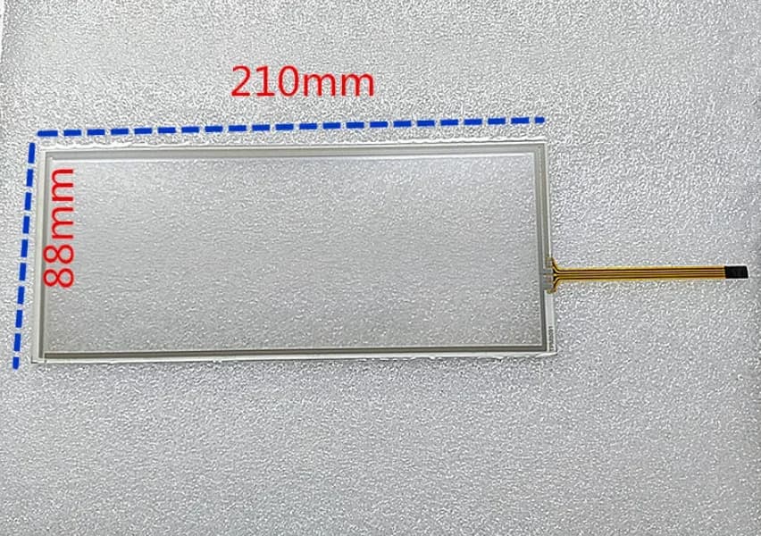 Nuovo schermo a 4 fili da 8 pollici 210 mm * 88 mm per pannello touch screen TPM8091 in vetro