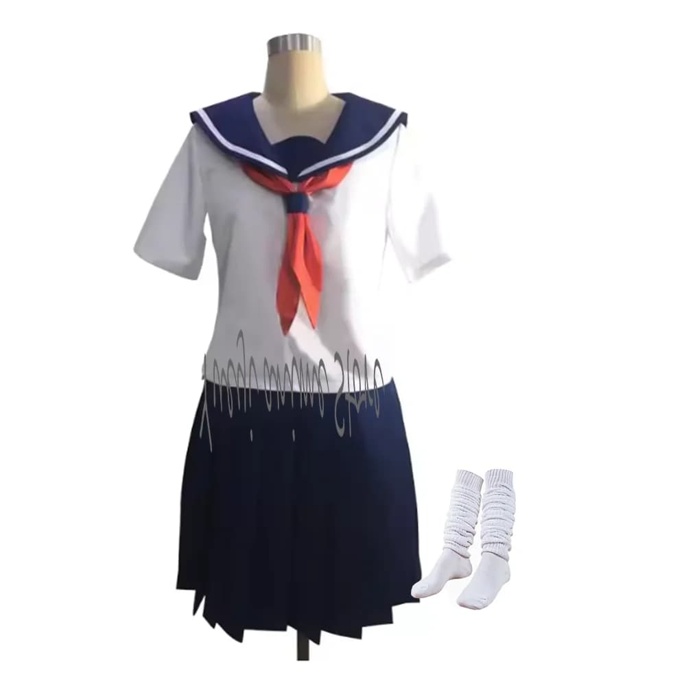 Personalized - Costume cosplay unisex Anime Uiharu Kazari and Saten Ruiko - Daily sailor uniform JK for Halloween party