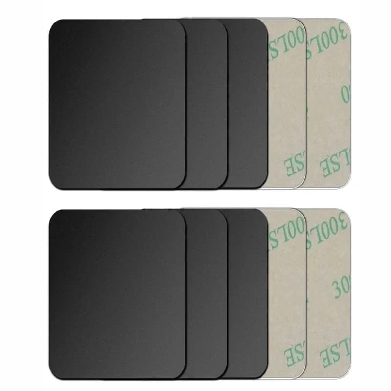 10 pezzi disco sottile in metallo per supporto magnetico per telefono per auto disco adesivo in lamiera di ferro per supporto per supporto per auto per telefono da scrivania per tablet magnetico