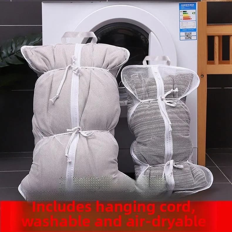 Large Protective Bag for Washing Machine with Internal Cushion and Cover, Home Use Pipe Net, Washing Machine