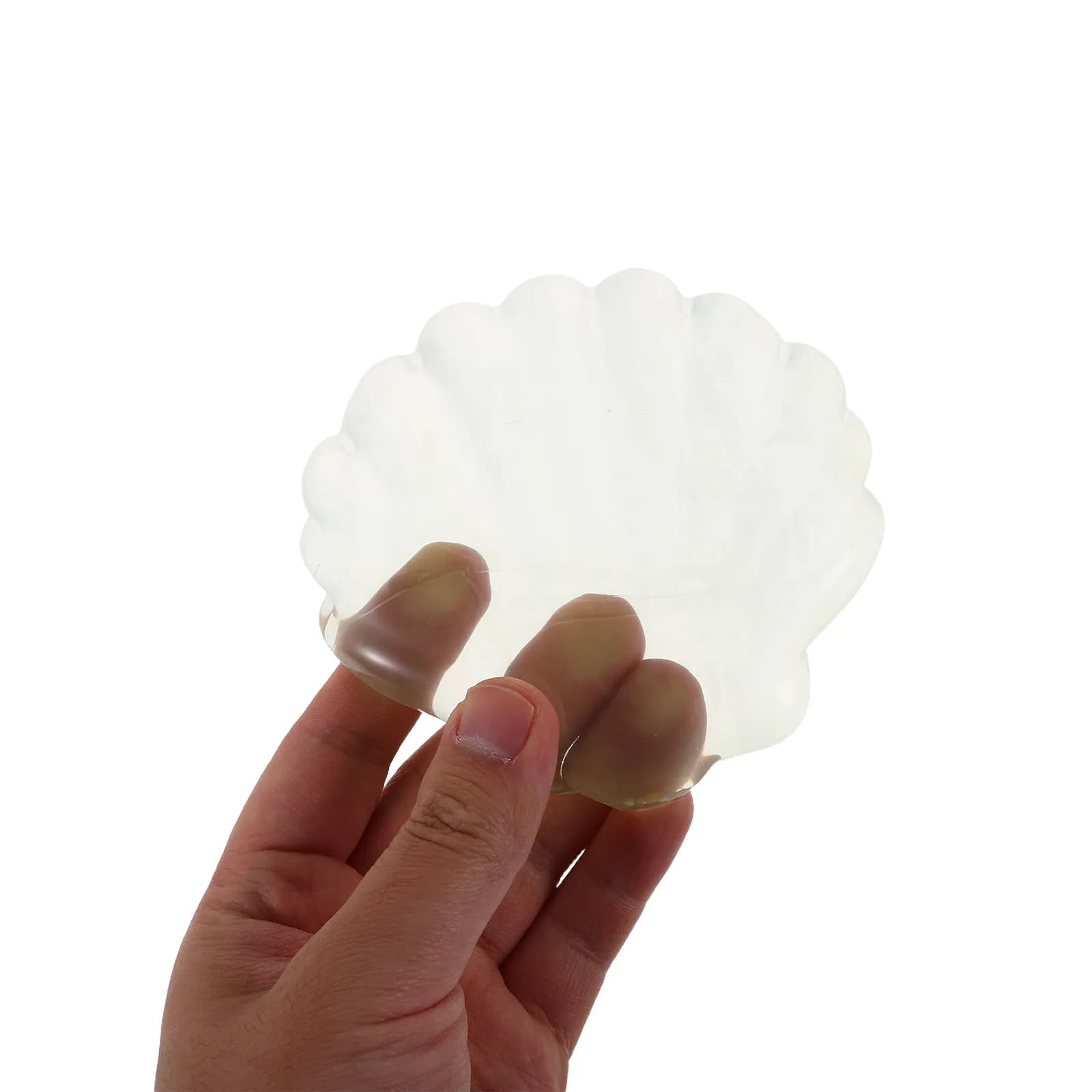 Tappetino per mouse in silicone con poggiapolsi rosa, ergonomico, con supporto a guscio, cuscino antiscivolo trasparente per ufficio, casa, laptop e gaming
