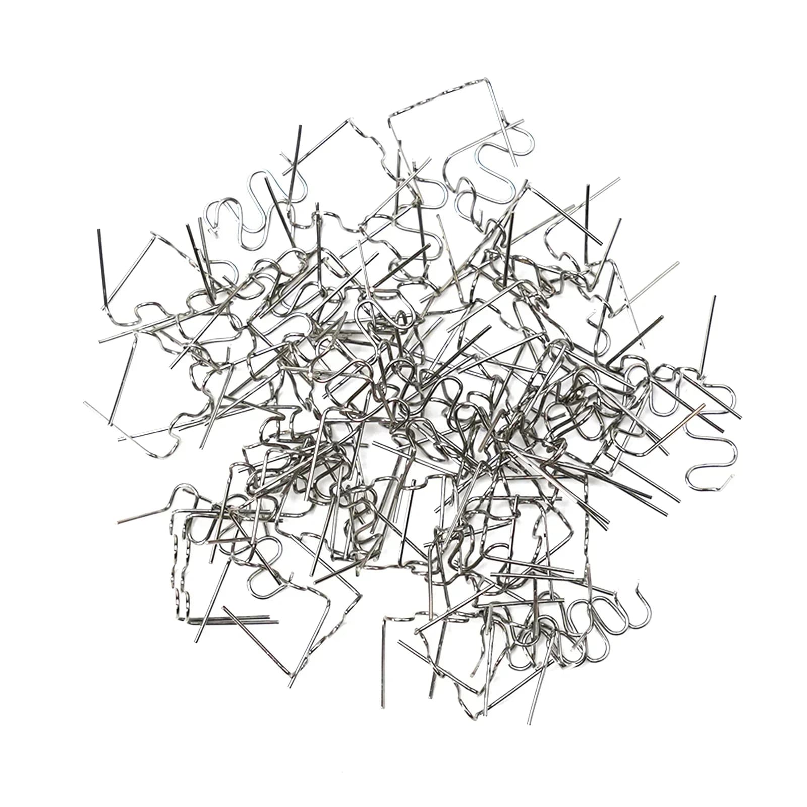 Vendita calda Nuovo pratico cucitrice a caldo punti metallici per saldatura strumenti di saldatura per unghie 1 confezione da 100 pezzi per saldatura di plastica per paraurti auto
