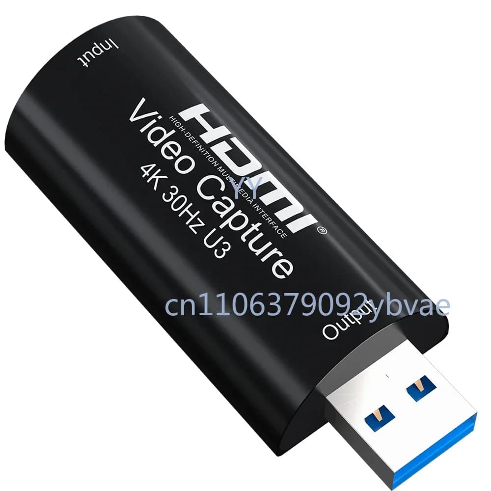 Scheda di acquisizione audio video MS2130 4K HDMI a USB 3.0 per registrazione di giochi su PS4, PS5, fotocamera, laptop, PC, streaming live 1080P 60fps YUY2