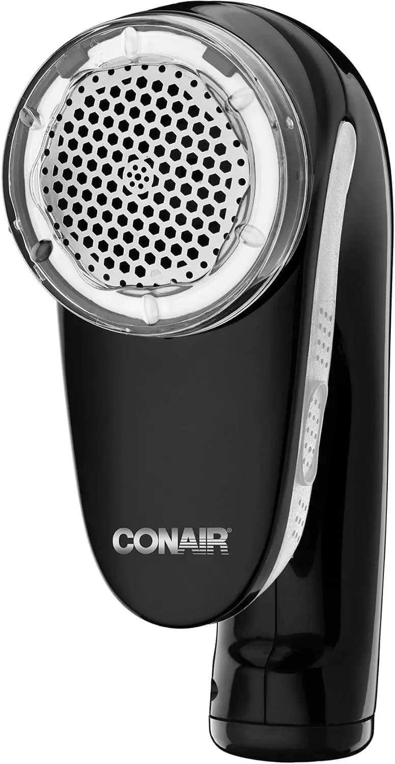 Rechargeable Fabric Shaver & Lint Remover - Portable, Cordless, 3 Depth Settings, Large 2" Head, Easy Clean