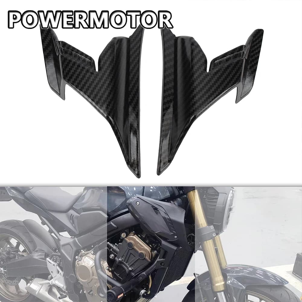 Per HONDA ADV160 2022-2024 Moto Winglets Carenature Laterali Aerodinamica Pinna 3M Adesivo Sinistra Destra Ala Accessori Scooter