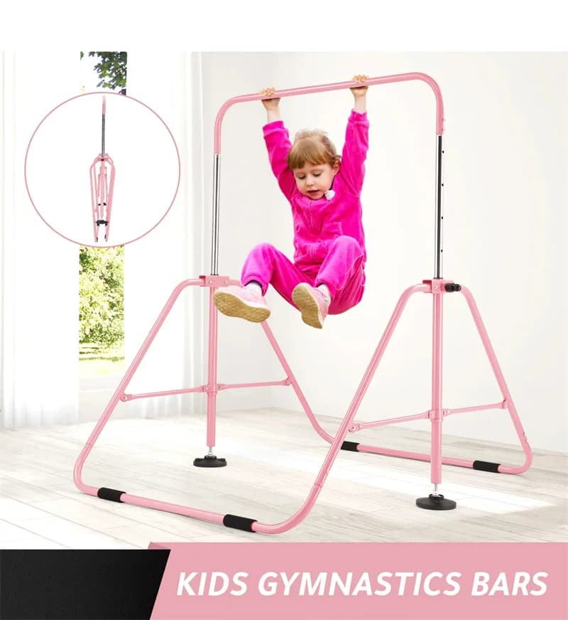 Kids Family Gymnastics Equipment Bar Children Adjustable Primary Training Uneven Pull up Bars