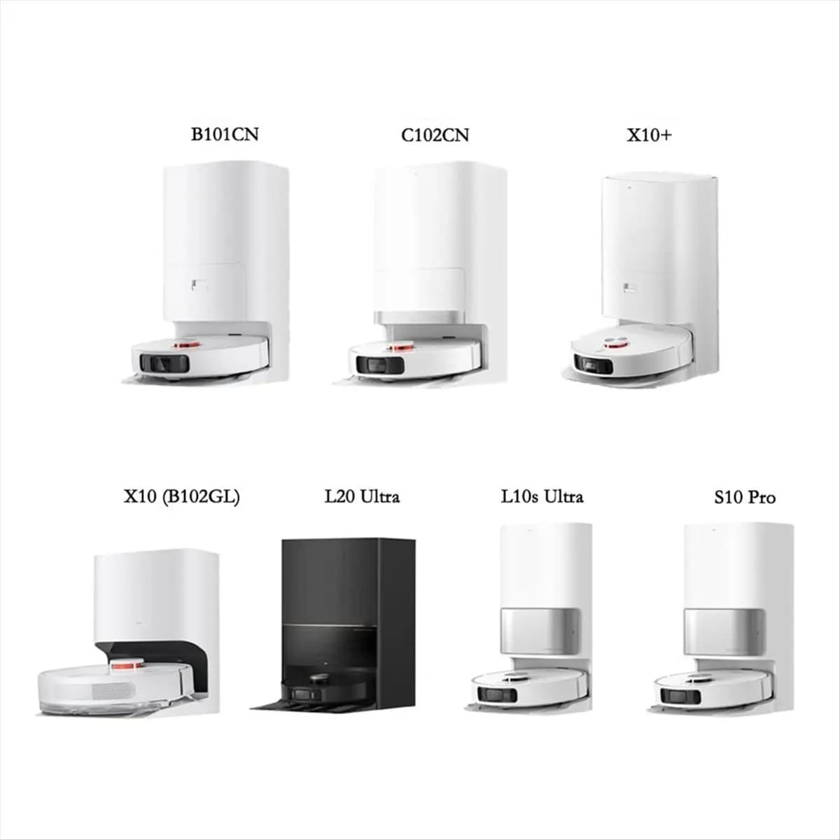 Accessori A62K per L10s Ultra / S10 Pro, Omni 1S B101CN e X10+, accessorio sacchetto raccoglipolvere per robot aspirapolvere