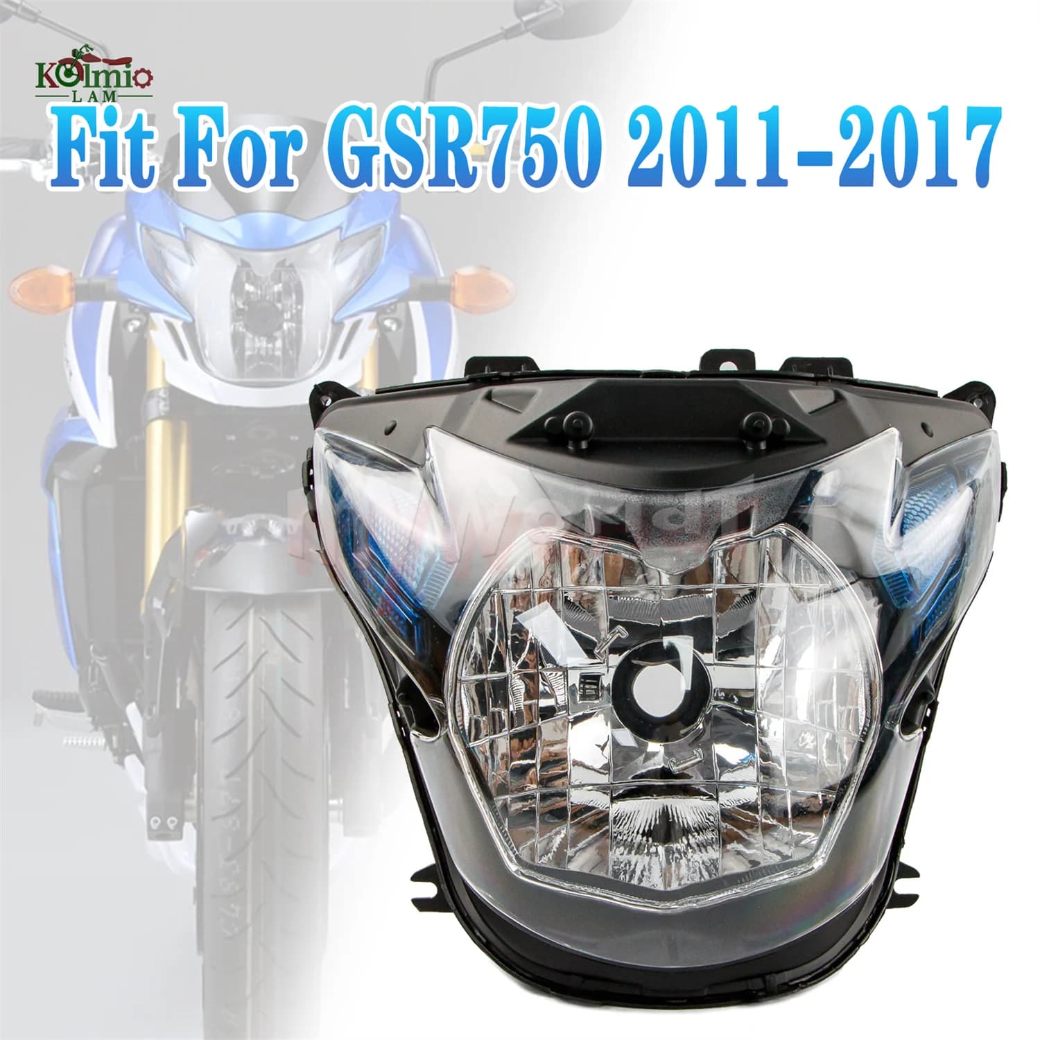 Fit For Suzuki GSR750 2011 - 2017 Motorcycle Accessories Headlight Assembly Headlamp Light GSR 750 2012 2013 2014 2015 2016